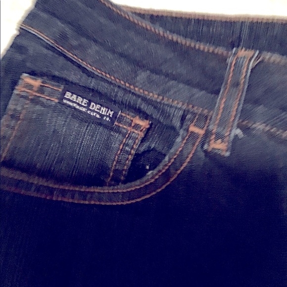 NWOT Bare Denim Low Waist Tapered Fit Jeans - Picture 5 of 11